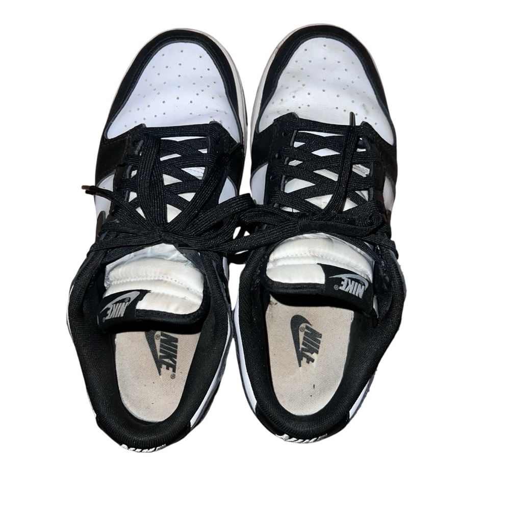 Nike Dunk Low – Black & White Men’s Sneakers Size 8.5 - Picture 9 of 17